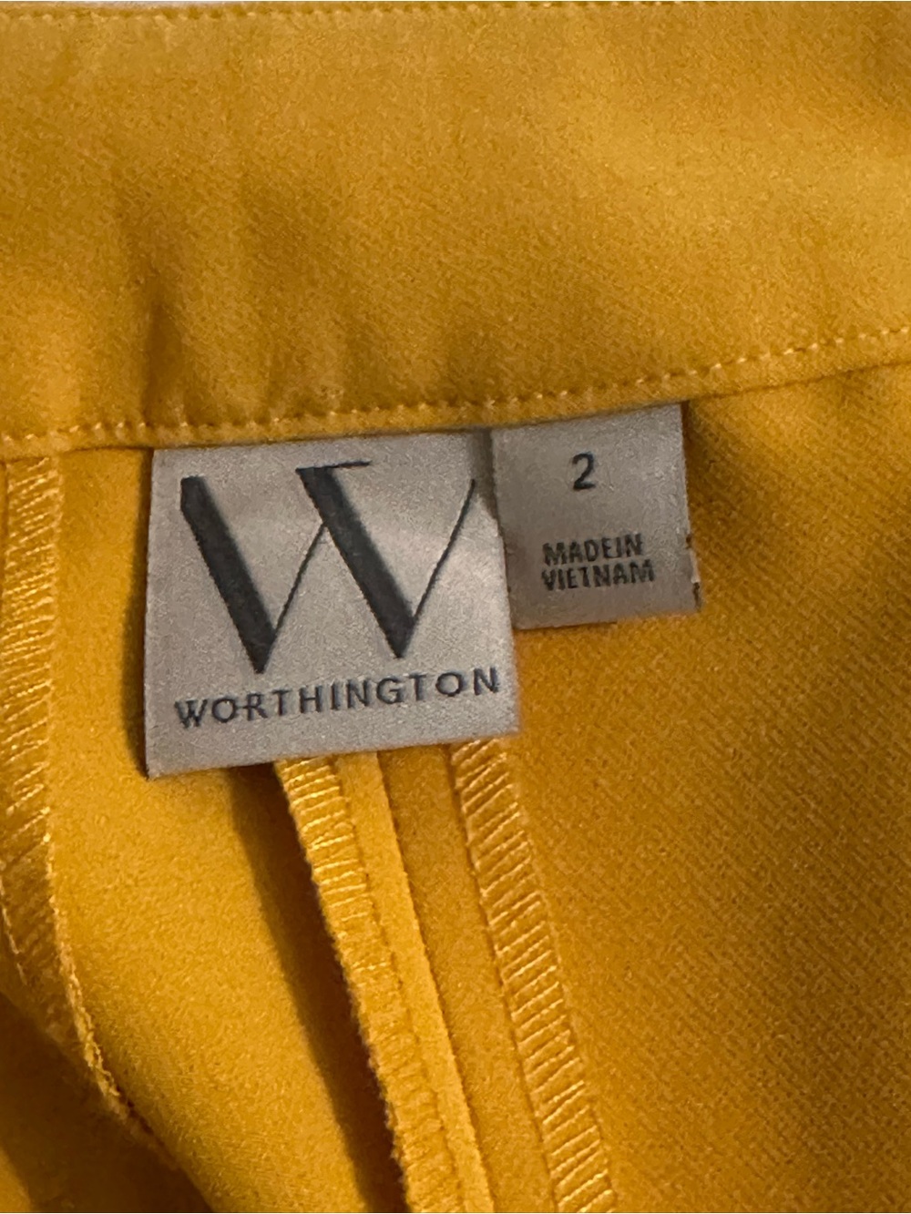 Worthington Women's Mustard Yellow Pants - Size 2